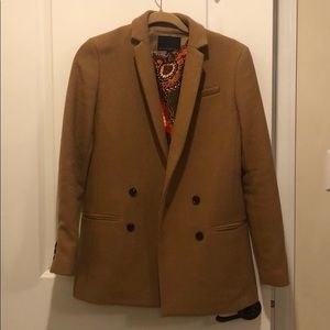 Wool menswear inspired blazer